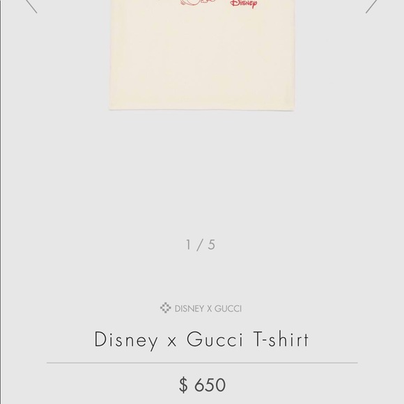 Disney x Gucci collaboration t shirt - Picture 7 of 7